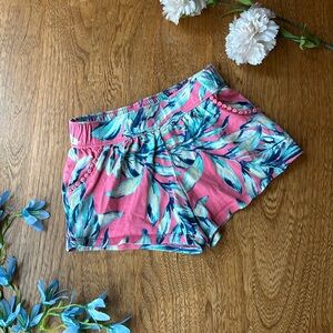 Pink OshKosh B’gosh Monstera Palm Print 18M Shorts